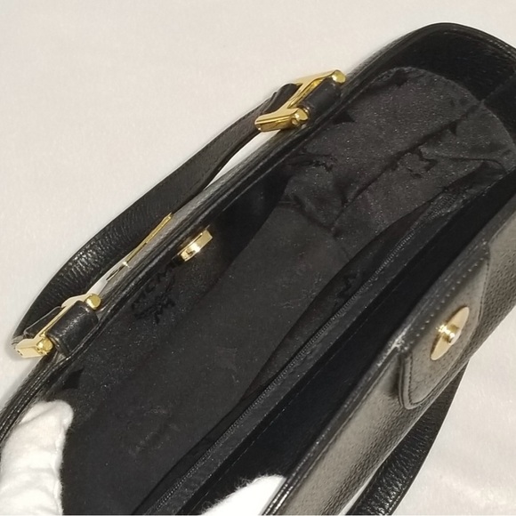 MCM Black Leather Flap Bag with COA - Picture 11 of 14